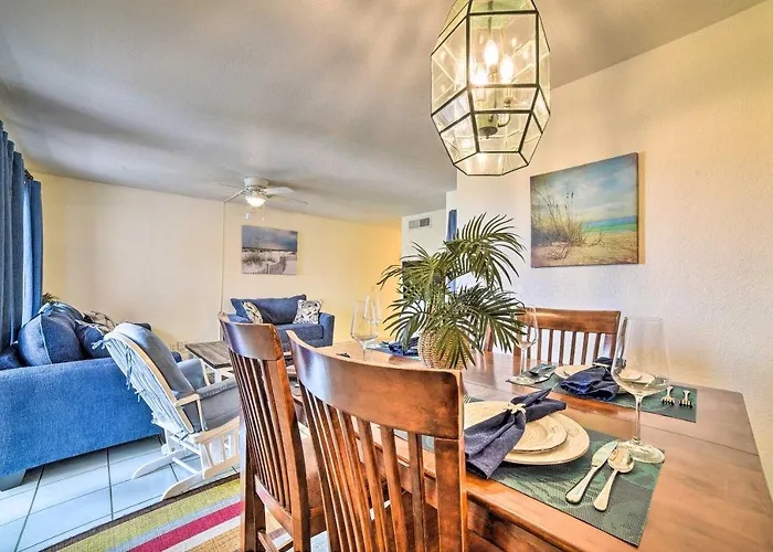 Coastal Condo With Dock Access, 2 Miles To Beach!